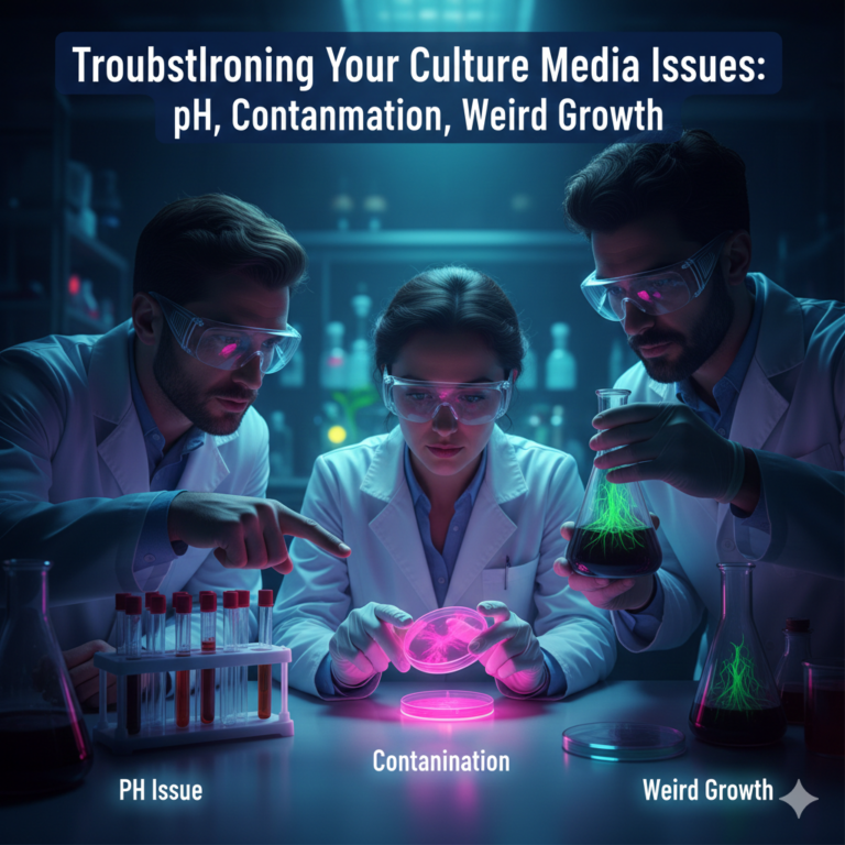 Troubleshooting Your Culture Media Issues: pH, Contamination, Weird Growth