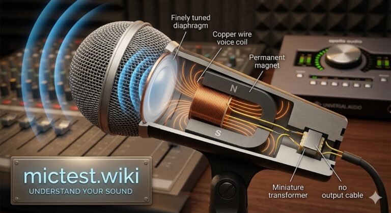 How a Dynamic Microphone Converts Waves into Electricity